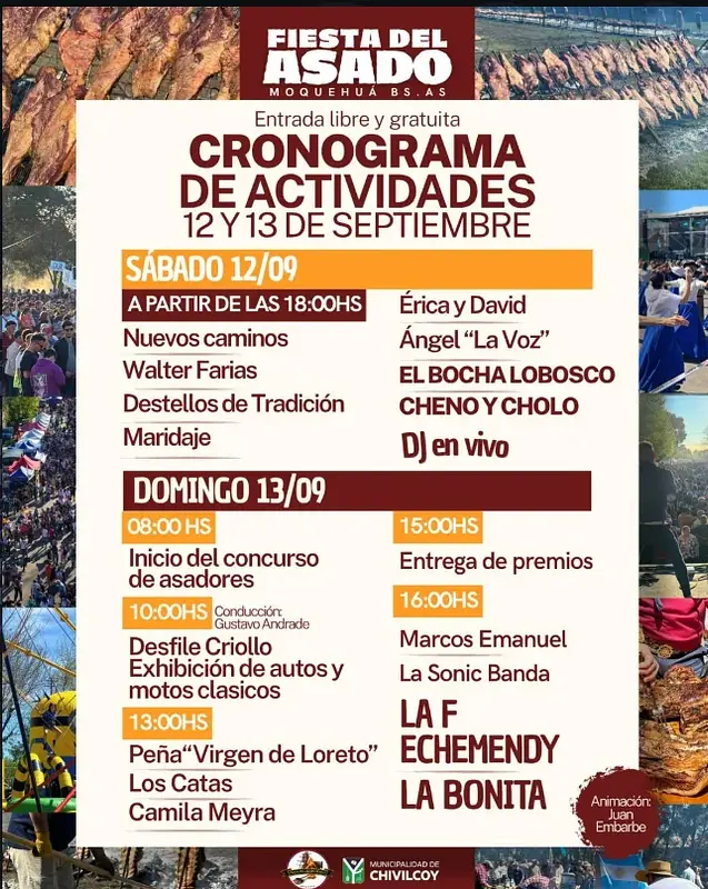 La gran Fiesta del Asado que prende Moquehua y atrae a toda la región