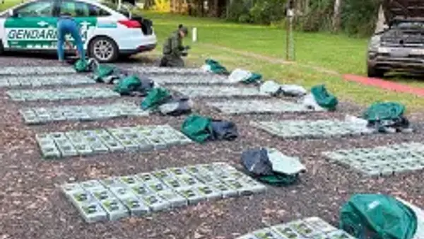 Secuestraron casi media tonelada de cocaína tras una persecución de 30 kilómetros en Santa Fe y ya son siete los acusados